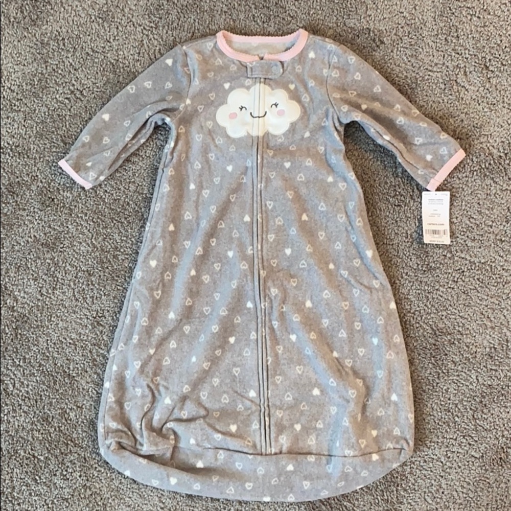 Carter’s Babygirl Fleece Sleepsack Size Medium